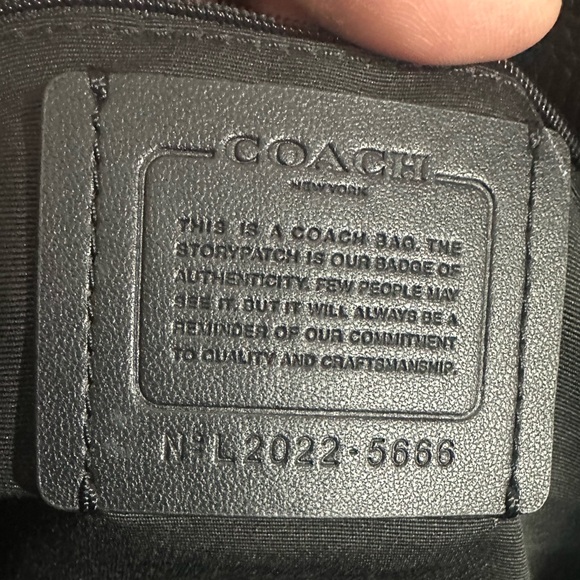 EUC Coach Medium Charlie Black Pebble Leather Goldtone Backpack - Picture 11 of 13